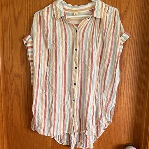 A.N.A button up blouse sz 0X